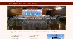 Desktop Screenshot of foradasupperclub.com